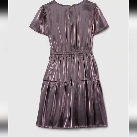 GAP Kids Shine Satin Dress (6-7 YEARS) - Picture 3 of 5